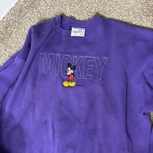 Disney Purple Mickey Mouse Women’s  Sweatshirt